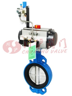 氣動(dòng)對(duì)夾蝶閥