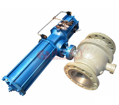 大通徑氣動固定球閥