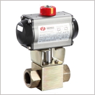 氣動高壓內螺紋球閥