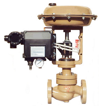 氣動鑄鋼單座調節閥