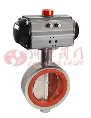 氣動衛生級對夾蝶閥