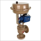 氣動角型調節閥